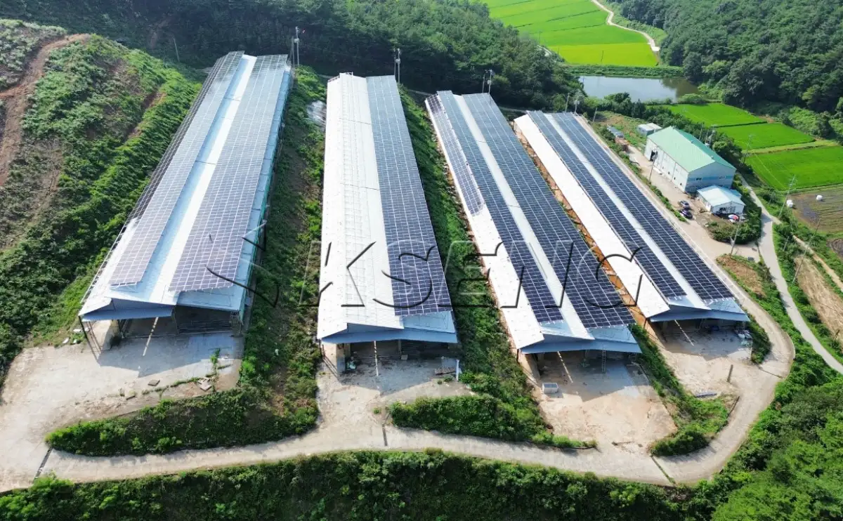 韩国铁皮屋顶光伏支架1.8MW